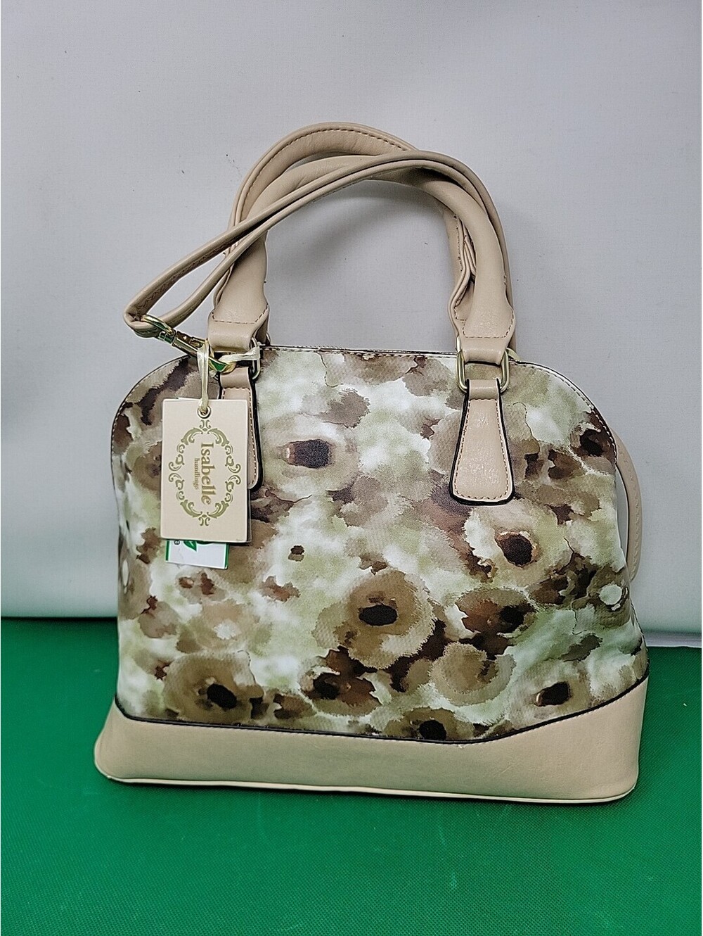 Isabelle  Purse Vegan Leather With Makeup Storage